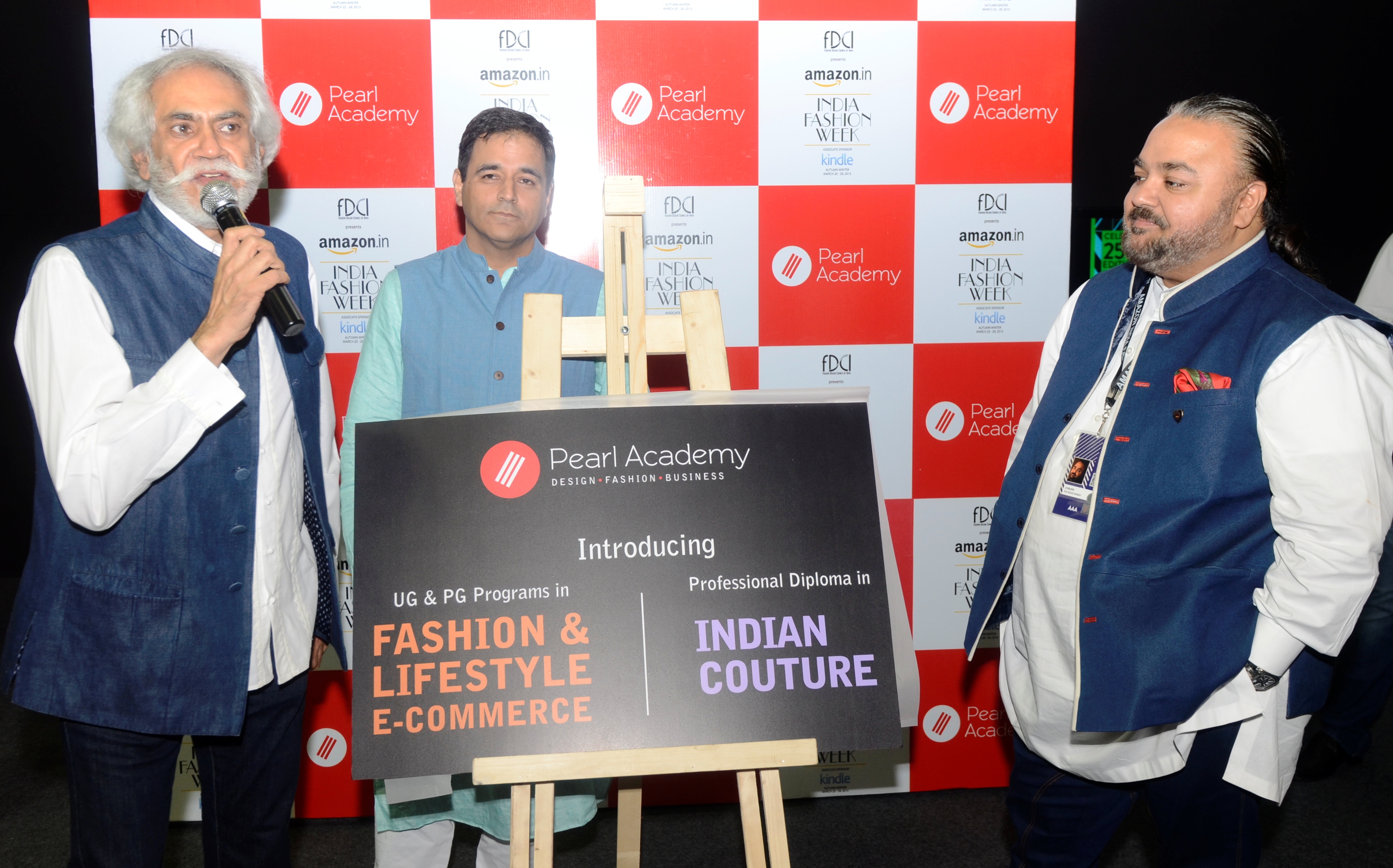 New Age Courses in E-Com and Indian Couture Launched at Amazon India Fashion Week A/W 2015