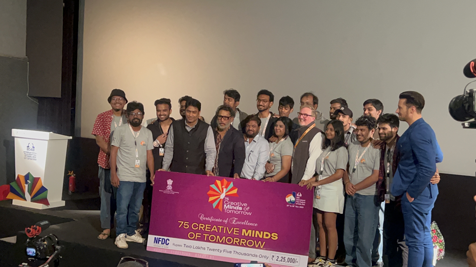 Pearl Academy Students Shine at IFFI’s ‘75 Creative Minds of Tomorrow’